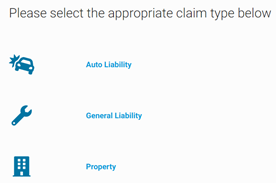 auto liability, general liability, property